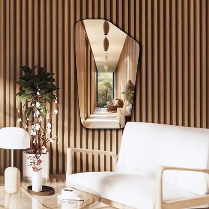 Imagem de Espelho Para Salão De Beleza Grande 60x110cm - Modelo Texas