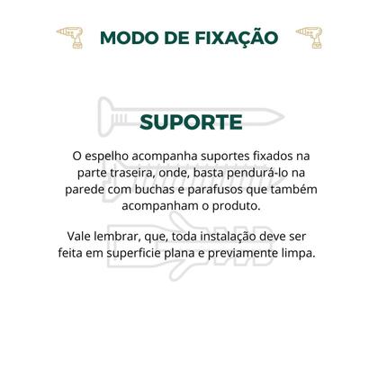 Imagem de Espelho Pinterest LED 3 Cores Touch Retangular Corpo inteiro 150x40cm Sala Quarto Hall Banheiro