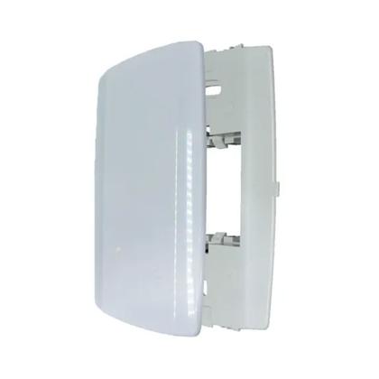Imagem de Espelho Placa Cega 4x2 Com Suporte Branca Linha Slim Ilumi