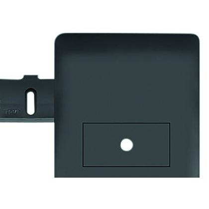 Imagem de Espelho Placa Fame Habitat Black 4070 4X2 1 Furo