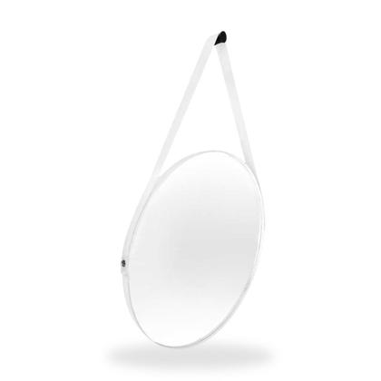 Imagem de Espelho Redondo com Alça Adnet 30cm, 40cm, 50cm ou 60cm Diversos Tamanhos com Suporte para Quarto Sala Hall