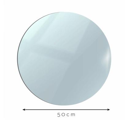 Imagem de Espelho Redondo com LED Multiuso Lapidado Pendurador In House Decor