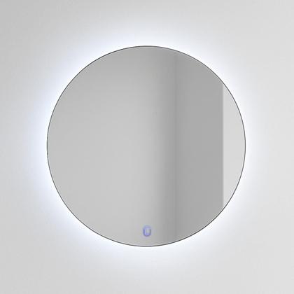 Imagem de Espelho Redondo com LED Touch 3 Cores 50cm 60cm 80cm Parede Banheiro Quarto