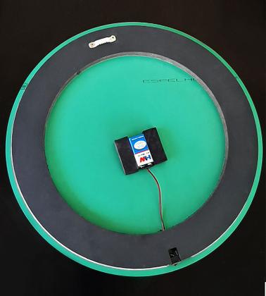 Imagem de Espelho Redondo Decorativo com LED - 30x30cm