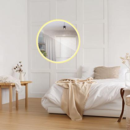 Imagem de Espelho Redondo Lapidado de 40 À 100cm Com Led