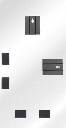 Imagem de Espelho Retangular Grande 90 X 50 Moderno Lapidado Com Suporte