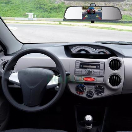 Imagem de Espelho Retrovisor automotivo Carro/Caminhões Com Sensor de Ré tela Lcd