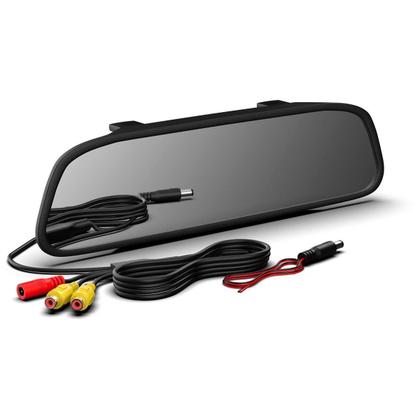 Imagem de Espelho Retrovisor Automotivo com Tela LCD 4.3 para Câmeras 