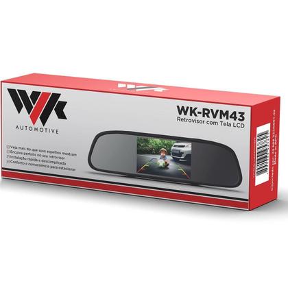 Imagem de Espelho Retrovisor Automotivo com Tela LCD 4.3 para Câmeras 