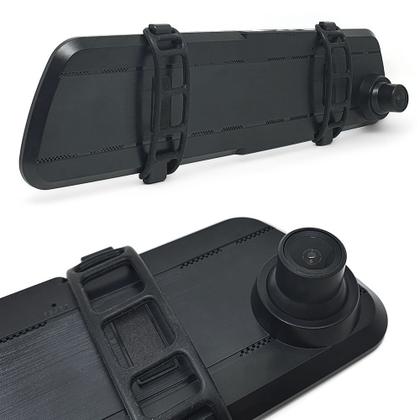 Imagem de Espelho Retrovisor Automotivo Veicular Câmera de Ré Frontal Tela LCD Universal Chevrolet Agile 2010 2011 2012 2013 2014 