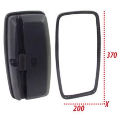 Imagem de Espelho Retrovisor Caminhão Volks Worker/ Delivery/ Titan Cor:Preto