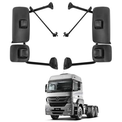 Imagem de Espelho Retrovisor e Auxiliar p MB Atego 2010 2011 2012 2013