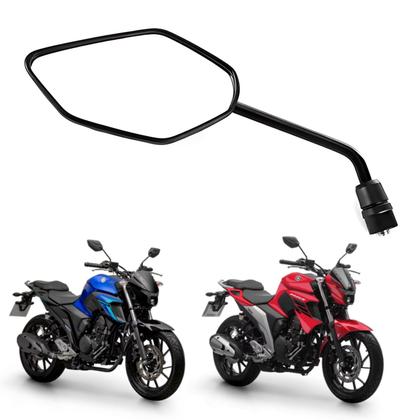 Imagem de Espelho Retrovisor Esquerdo Fazer 250 Fz25 2008 2019 2020 2021 2022 2023 2024 2025