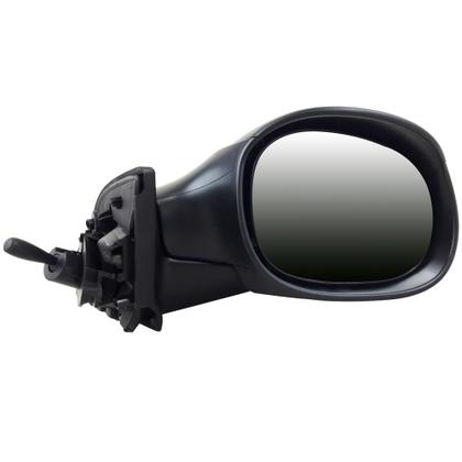 Imagem de Espelho Retrovisor Externo Preto Texturizado Controle Manual Citroen C3 2003 até 2012