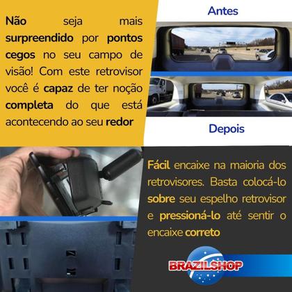 Espelho Retrovisor Grande Interno Carro Universal Ultrawide - Acessórios e Peças Automotivos Imagem de Espelho Retrovisor Grande Interno Carro Universal Ultrawide