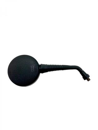 Imagem de Espelho Retrovisor Modelo Universal T/ Mini Redondo Preto Sport Emborrachado