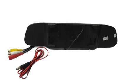 Imagem de Espelho Retrovisor Monitor Tela Lcd 4,3 Para Câmera De Ré