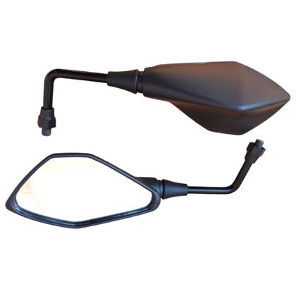 Espelho retrovisor moto moddelo mini da z400 rebaixado 90 graus par com rosca padrão honda renascenca - RENASCENÇA Imagem de Espelho retrovisor moto moddelo mini da z400 rebaixado 90 graus par com rosca padrão honda renascenca