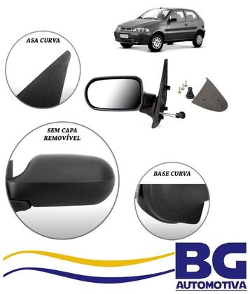 Imagem de Espelho retrovisor palio fire 01-03 2 p. controle remoto l.e