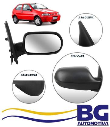 Imagem de Espelho retrovisor palio fire 01-03 2 p fixo lado esquerdo