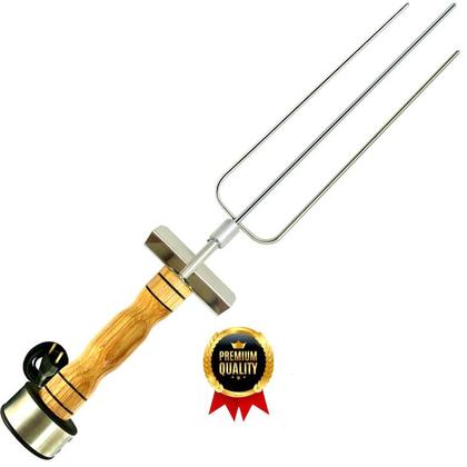 Imagem de Espeto Giratório Elétrico  Premium Churrasco Inox 220V EG09