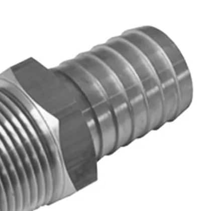 Imagem de Espigão Fixo Macho com Rosca NPT 3/4" x 3/4" (sem canal) - DDS R116