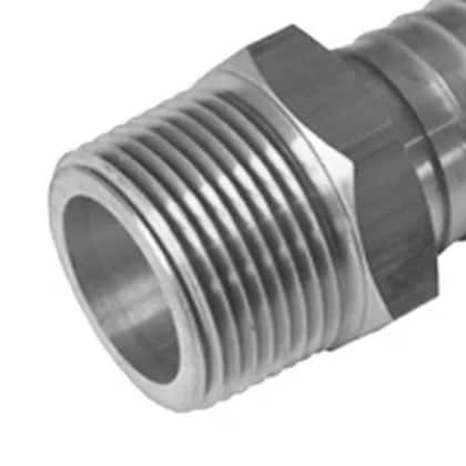Imagem de Espigão Fixo Macho com Rosca NPT 3/4" x 3/4" (sem canal) - DDS R116