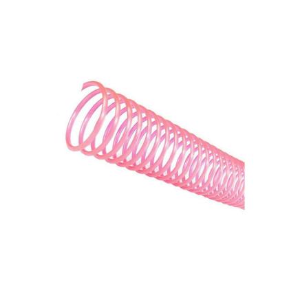 Imagem de Espirais para Encadernação Rosa 17mm 100 Folhas 100 Unidades