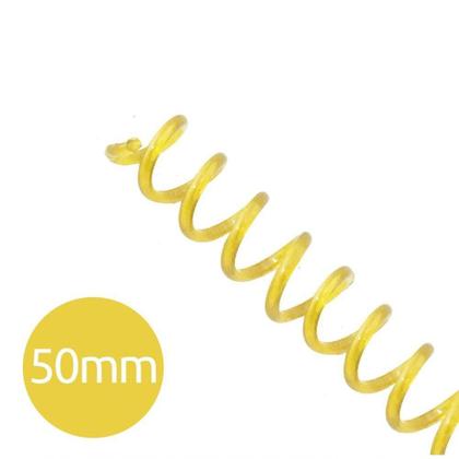 Imagem de Espiral P/ Encadernação Transparente 50Mm 450 Folhas 12 Und