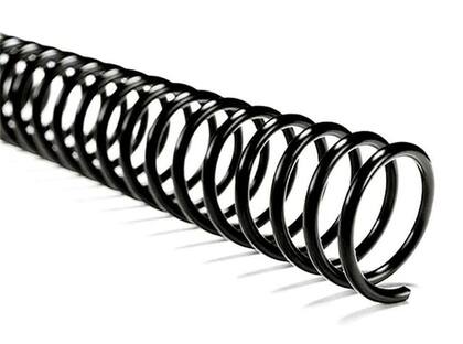 Imagem de Espiral Para Encadernação 40mm Preto Até 350 Fls 18 Unidades