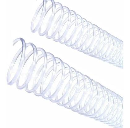 Imagem de Espiral para Encadernação Cristal 45 mm para 400 folhas 16un