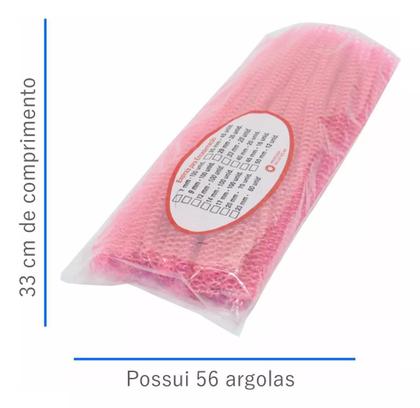 Imagem de Espiral para Encadernação Rosa 14 mm para 85 folhas 100un