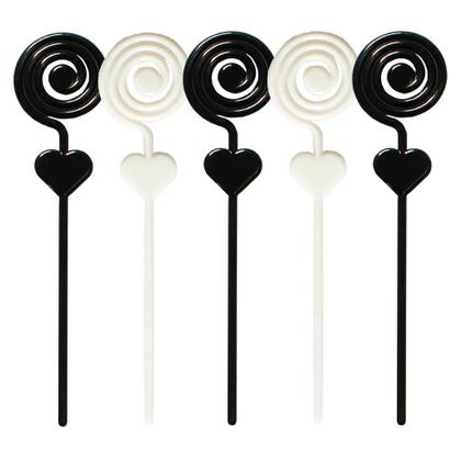 Imagem de Espiral Plástico Porta Recado 100 Preto + 100 Brancos