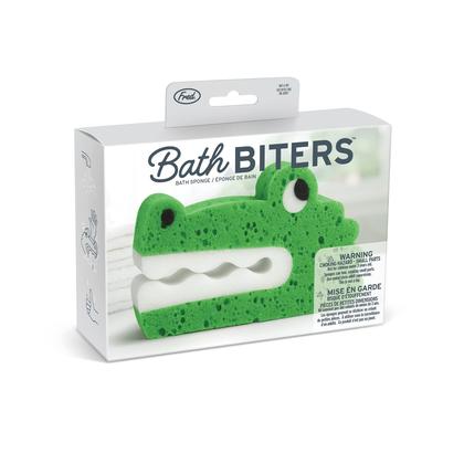 Imagem de Esponja de banho genuína Fred Bath Biters Crocodile Kids