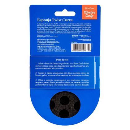Imagem de Esponja de Cabelo ProArt Twist Curva Dupla Face