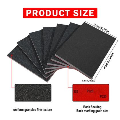 Imagem de Esponja de lixar Necosthua 20PCS 2000 Grit 7x10x0.5cm