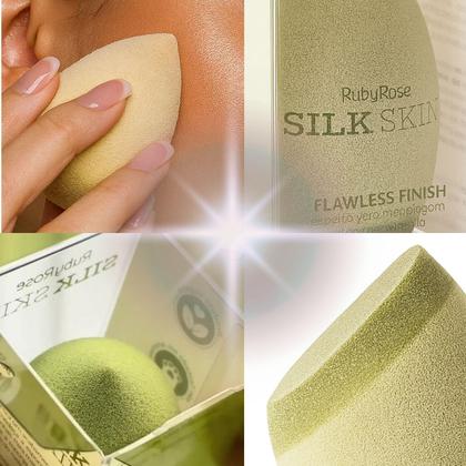 Imagem de Esponja de Maquiagem Ruby Rose Silk Skin Flawless Finish HB-A7002