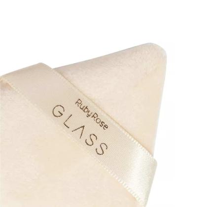 Imagem de Esponja De Pó Glass Ruby Rose Powder Puff Hbs04 Com Apoio Para Dedos