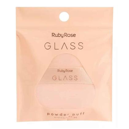 Imagem de Esponja De Pó Glass Ruby Rose Powder Puff Hbs04 Com Apoio Para Dedos
