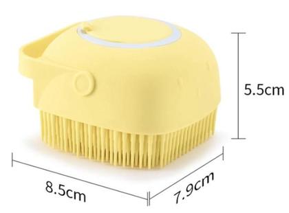 Imagem de Esponja de silicone com dispenser para Shampoo- Cães e Gatos