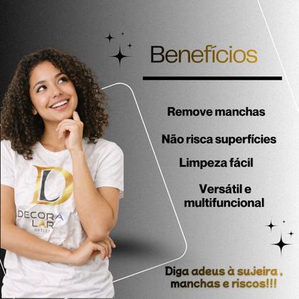 Imagem de Esponja Mágica Melamina Max Clean Tira Manchas e Riscos Clink Multiuso