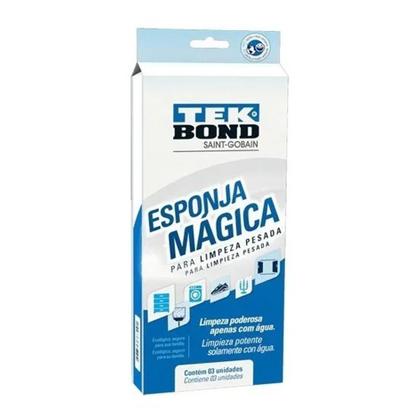 Imagem de Esponja Magica Tekbond Com 3 Unidades