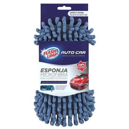 Imagem de Esponja microfibra para lavagem automotiva 9423 flash limp