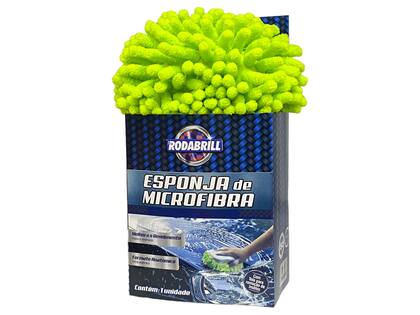 Imagem de Esponja Microfibra Para Lavagem Automotiva RODABRILL 545