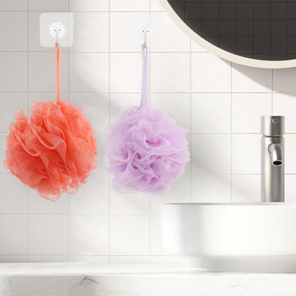 Imagem de Esponjas de banho Fu Store Loofah Sponge Shower 70g, pacote com 4