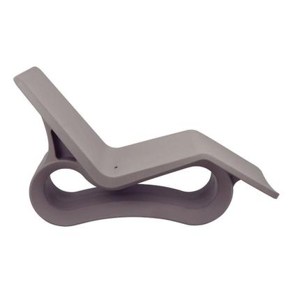 Imagem de Espreguiçadeira Chaise Tramontina Octo Em Polietileno Concreto Com Furo