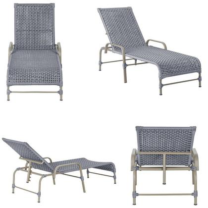 Imagem de Espreguiçadeira Corda Náutica em Alumínio para Piscina Edícula Catar