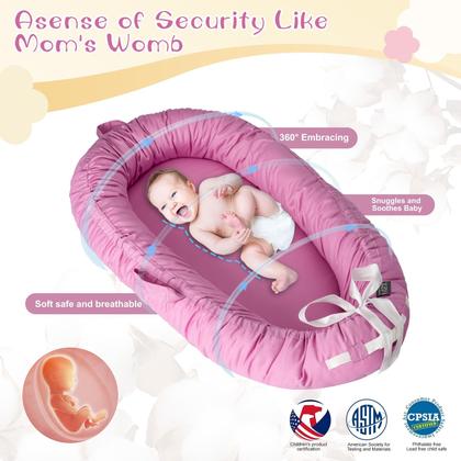 Imagem de Espreguiçadeira de bebê XZV para recém-nascidos de 0 a 24 meses com capa 100% algodão