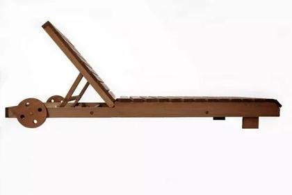 Imagem de Espreguiçadeira de Madeira para Jardim e Piscina Ipanema ALF010