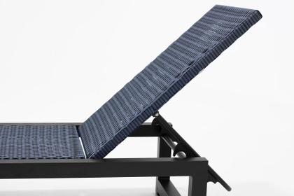 Imagem de Espreguiçadeira de Piscina Amamélis Fibra e Alumínio Encosto Regulável